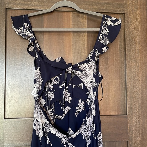 Open Back Dress Forum Navy Maxi Dress - Picture 6 of 8